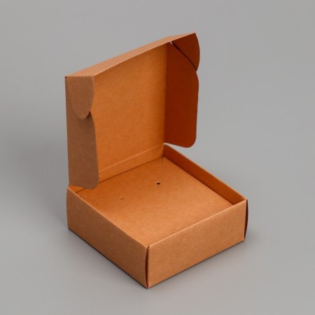 Gift Box for Jewelry Crafts, Packaging, "With Love", 7.5 x 7.5 x 3 cm-2