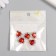 Decor for creativity Metal "Medalon Heart in Rhilizers" red 1.8x1.7 cm