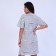 Homemade dress, color strip size 48