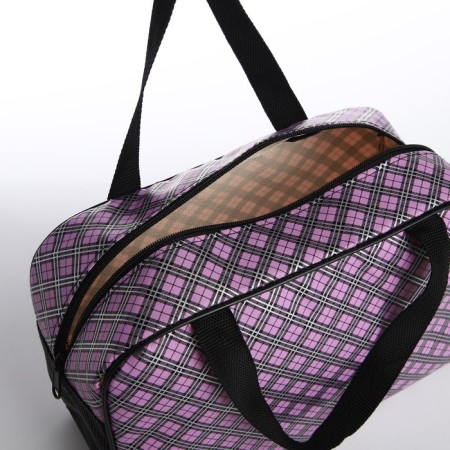 Lightning cosmetic bag, lilac color-2
