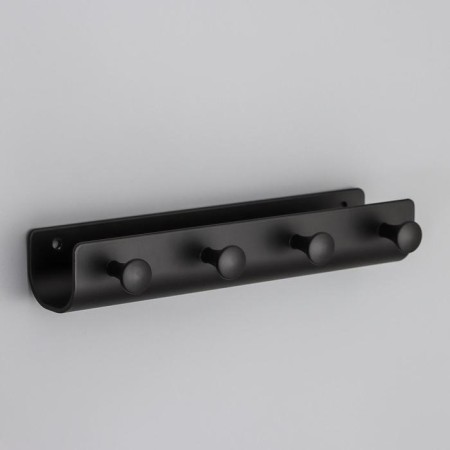 Boar for 4 hook "Stail", 22 × 4 × 7 cm, black color