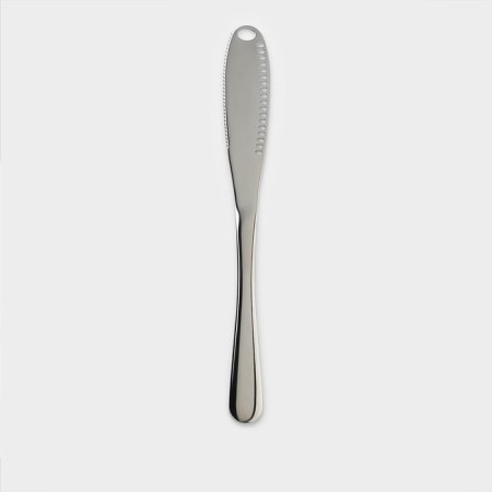 Stainless steel oil knife, length 22 cm, silver color