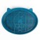Toilet with a mesh "Kisa", 37 x 27 x 4 cm, blue