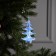 Christmas tree toy "Crystal Christmas tree" 18 cm, from batteries, glow of multi (RGB)