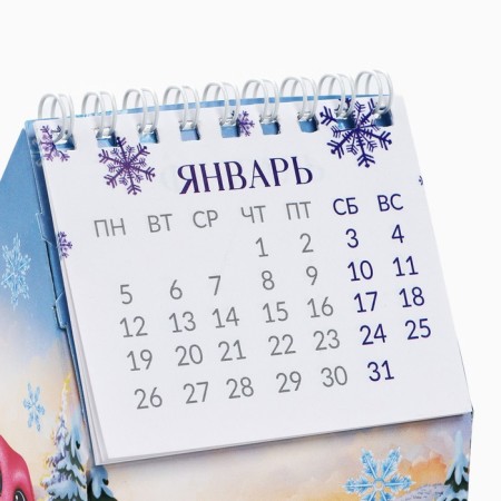 Calendar-Organizer 2025 House "Loading year will bring happiness", 8.5 x 12 cm-5