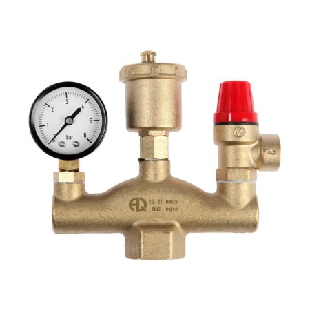 Aqualink security group, for heating boilers, 1 ", 3 bar-1