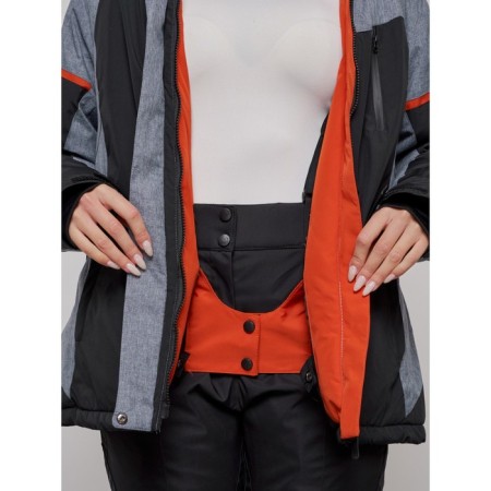 Ski jacket women's, size 54, black color-12