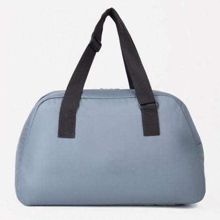 Sports bag with lightning, external pocket, long belt, gray color-1
