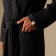 Wafel dressing gown men SL Home: BOHO "Dark Mare", size XL, 100% cotton, 280 g/m2