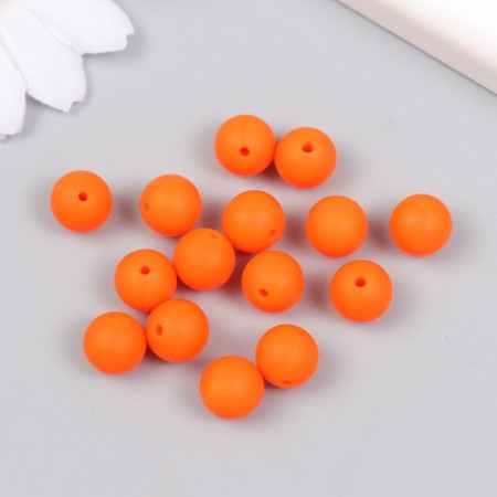Busina silicone "Round" orange-red d = 0.9 cm-1