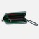 Women's wallet with lightning, green color
