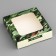 Box a gift team with a window, packaging, "camouflage", 13 x 13 x 3 cm