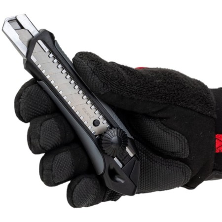 Universal knife Startul ST0924, rubberized case, metal guide, 18 mm-4