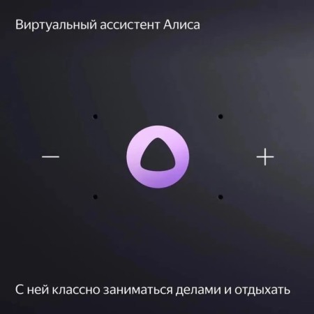 Smart column "Yandex Station MIDI", Voice Assistant Alice, 24W, Wi-Fi, BT 5.0, Black-6