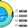 Tubing-vatrushka, case diameter 90 cm, MIX color