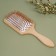 Massage comb, 9 × 24.5 cm, beige color