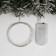Garland "thread" 1 m dew, IP20, silver thread, 10 LED, purple glow, CR2032x2