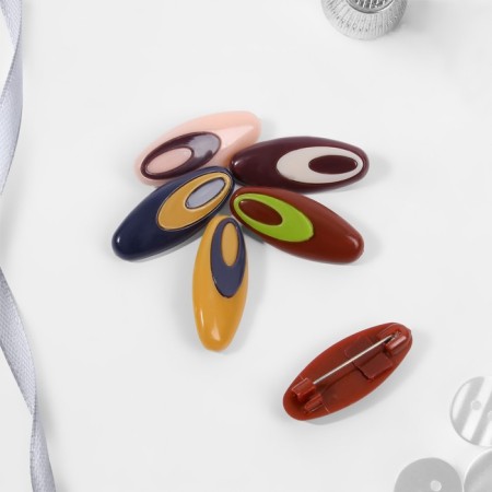 Safe pins, 40 mm, 6 pcs, color mix-1
