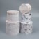 Set of hats 5 in 1, gift packaging, “tenderness”, 13 x 14 - 19.5 x 22 cm
