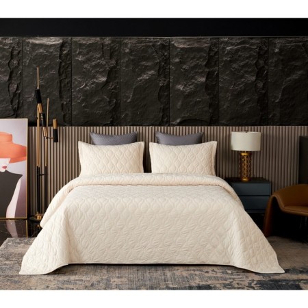 Sofi de Marko “Nobilis” bedspread, size 240x260 cm, cream color