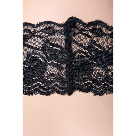 Candy Girl costume with a lace collar, black color, size OS-10