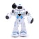 Robot "Hero", light and sound effects, works from batteries, blue color