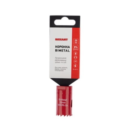 REXANT crown Bimetallic, 50 mm, d = 25mm-2