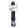 20 mm watch strap, silicone, L-22 cm, black