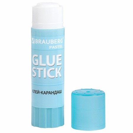 PVP 15 g glue Brauberg Pastel, 4pcs, blister 271250-5