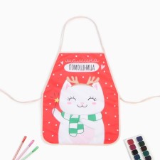 Apron children's apron for the creativity of Ethel Mamina Assistant, 49 x 39 cm, 100% polyester