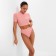 Separate Minaku swimsuit with top, pink color, size 46