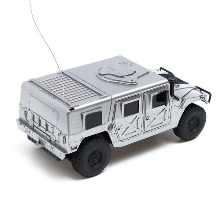 Radio -controlled jeep "Hamer", light, works from batteries, 1:18, color gray color-2