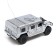Radio -controlled jeep "Hamer", light, works from batteries, 1:18, color gray color