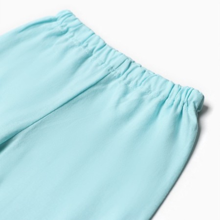Pajamas for a girl, mint color, height 98 cm-5