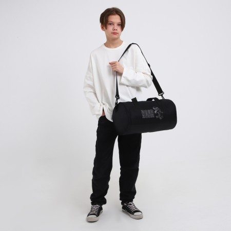 Sports Bag, 40x24x21, lightning department, long belt, black color-8