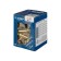 Anchor bolt of the bison, with a nut, yellow -recorded, 8x65 mm, 50 pcs