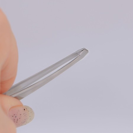 Pinzet beast, narrow, 9 cm, silver color-2