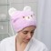 Cup for drying the hair of the Dolyan "Bear", microfiber, color mix