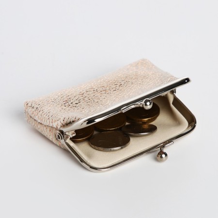 Women's wallet on farmar, gold color-2