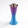 Jigger Flume, 15/30 ml, stainless steel, blue-violet color