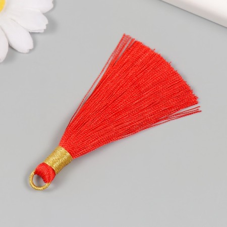 Decor for creativity Textile "Brush. Olivia" Red set 2 pcs 8x1.2 cm-2