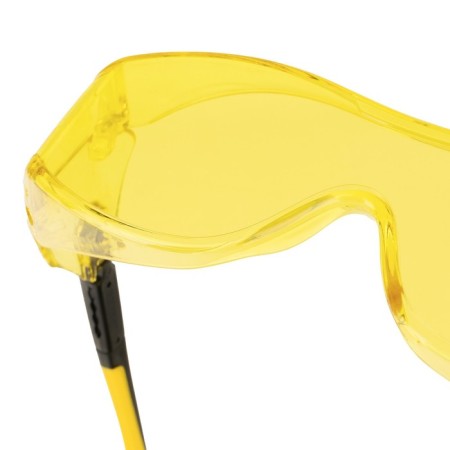 Protective glasses Denzel 89202, polycarbonate, enlarged yellow lens, adjustable arches-3