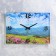 Carty watch wall-mounted "summer landscape" 40x56 cm, smooth move