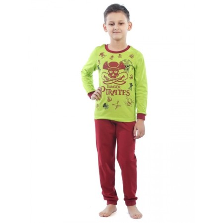 Children's costume Pirates, height 128 cm, burgundy color