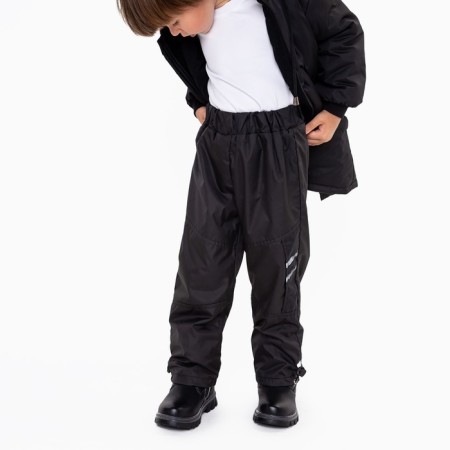 Baby trousers, black color, height 110 cm-2