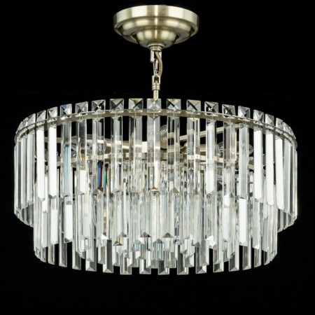 Suspended chandelier Citilux “Foundation” CL303193, 9X60W, E14, brown color-2