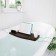Aquala bathroom shelf, nut