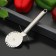 Knife for dough and pizza shade "metallic", 20 cm, silver color