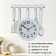 Watch Wall Interior "Slimoda", silent, 35 x 32.5 cm, aa