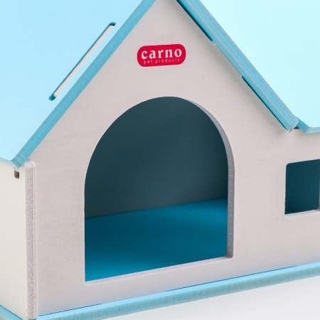 House for rodents "Bay", blue 23 x 15 x 15 cm-4